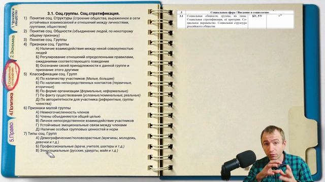 Тема 3.1 Социальные группы. Стратификация. ЕГЭ 2024 с нуля.