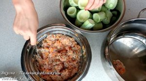 За Уши Не Оторвать! Фаршированные Кабачки с фаршем, рисом, овощами! Stuffed zucchini