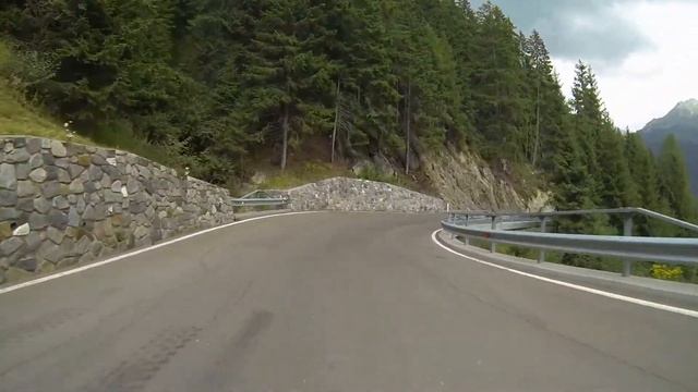Италия - Jaufenpass passo Giovo 2094 м (09-08-2013) смотреть онлайн