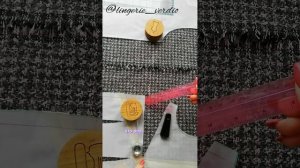 Вытачка на твиде Шанель Шью твидовое платье Красивая вытачка Как сделать вытачку на твиде Вытачка