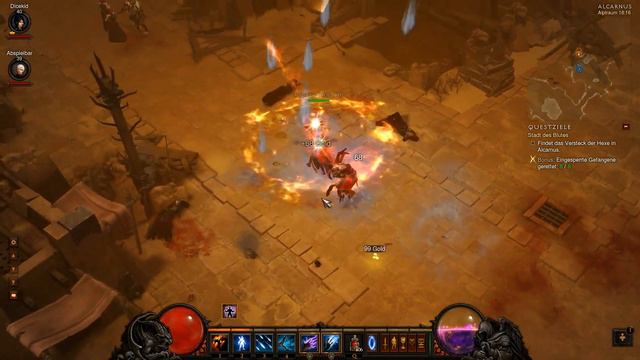 #010 Let's Play Together Diablo 3 Hardcore [Alptraum] - Stirb Magda! Stirb!!! смотреть онлайн