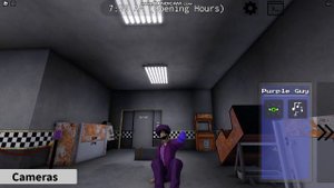 Showcasing "PURPLE GUY" Gamepass In Fredbear's Mega Roleplay!