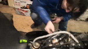 Синхронизация Suzuki VS1400 БЕЗ вакууметров || Carb Synchronization VS1400 w/o vacuum gauge