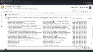 Google Colab + Kaggle - Downloading Datasets & Uploading Submissions from a Notebook