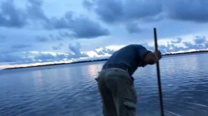 Papua New Guinea, Hermit Atoll, Canoe Padling