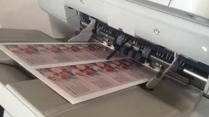 Ricoh C7100x printing business card