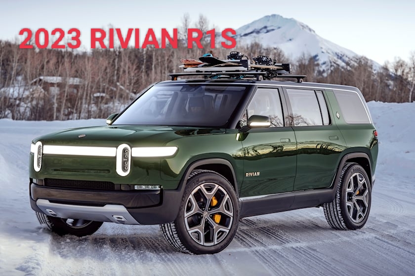 2023 RIVIAN R1S потрясающий электрический внедорожник. Интерьер и экстерьер.