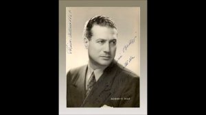 Basso-Baritono AUGUSTO BEUF - Don Carlo "Ella Giammai m'amò"  1941