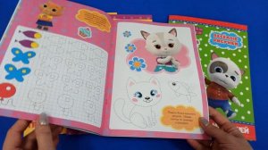 КОШЕЧКИ-СОБАЧКИ. ПРОПИСИ для МАЛЫШЕЙ. Для девочек, весёлые рисунки, для мальчиков, первые картинки.