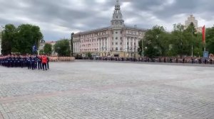 Случай на параде в Воронеже 2019
