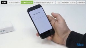 Nice Core WiFi радиоинтерфейс. Добавление устройств Nice для ворот или гаражных ворот