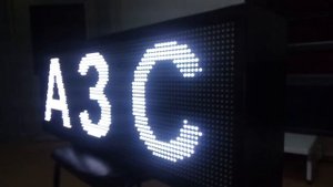 Двухстороннее табло для АЗС светодиодное 37*101см - производство г.Тюмень ledmig.ru