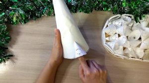 Шикарная новогодняя ЁЛОЧКА из ажурных салфеток. Проще не бывает