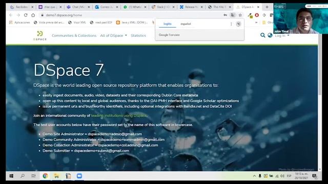 Día 2: Seminario Internacional de Repositorios Digitales y Acceso Abierto – 2021 (#SIRDAA2021) смотреть онлайн