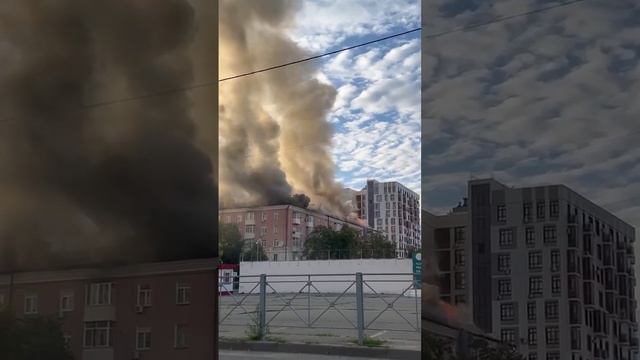 [ Альбом ]
Крупный пожар в Казани. Горит практически вся крыша жилого дома на улице Чехова.

По пред