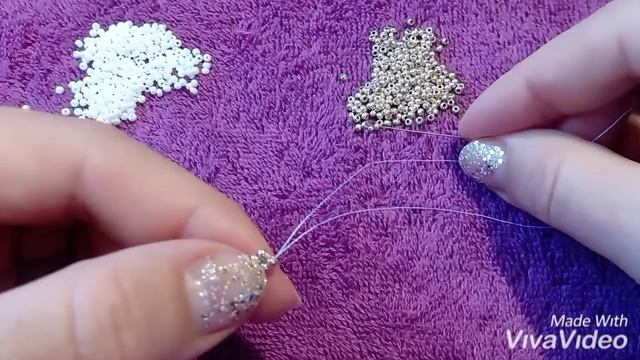 КАК СДЕЛАТЬ БРАСЛЕТ ИЗ БИСЕРА СВОИМИ РУКАМИ, ПРОСТОЙ И БЫСТРЫЙ УЗОР, DIY