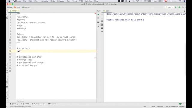 Python Tutorial | Functions | Parameters, Types, Rules