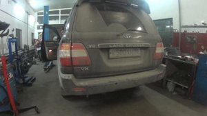 toyota land cruiser 100 Полный выхлоп H-пайп