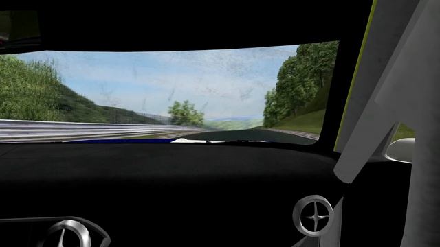 rFactor VLN Mercedes SLS AMG GT3 - Onboard with traffic смотреть онлайн