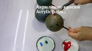 Елочные шары своими руками/ Елочные украшения/Игрушки на елку/Christmas Decor/DIY #новогоднийдекор