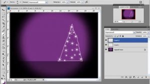 Рисование в программе PhotoShop Новогодняя открытка.mp4