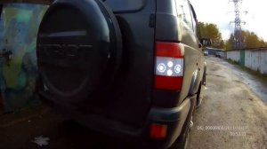 УАЗ патриот. Переделка передних и задних фар на светодиодное освещение