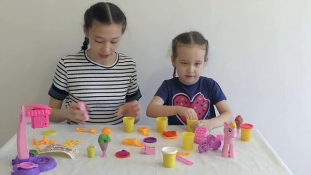 Набор Play toys украшаем из пластилина Пони My little pony и делаем мороженое смотреть онлайн