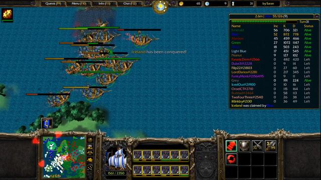 RISK | EUROPE WAR | BEST OF ALL | Warcraft 3 Reforged