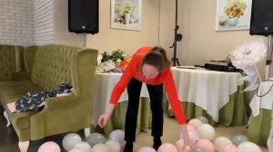 Круглая фотозона на крещение! Как натянуть быстро баннер для фотозоны и гирлянда из шариков легко!