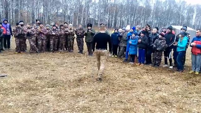 полевые сборы казачьей молодежи 01.11.2015 г. Лакинск