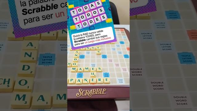 ¡Cambiaron las reglas de Scrabble! #boardgame