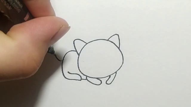 Как очень легко нарисовать кота смотреть онлайн