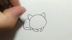 Как очень легко нарисовать кота