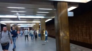 метро Пражская, проходка север-юг и к выходу