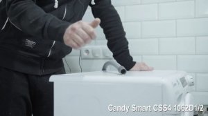 Стиральная машина Candy Smart CSS4 1062D1/2 распаковка и установка