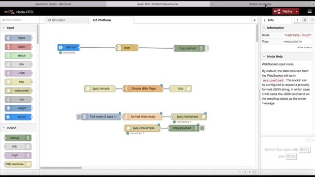 Working on Websockets using NodedRed iot #noderedtutorials #nodered #iot #websocket