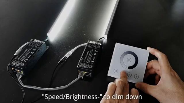 HX-SZ100-WP86-DIM LED Dimmer Demo video смотреть онлайн