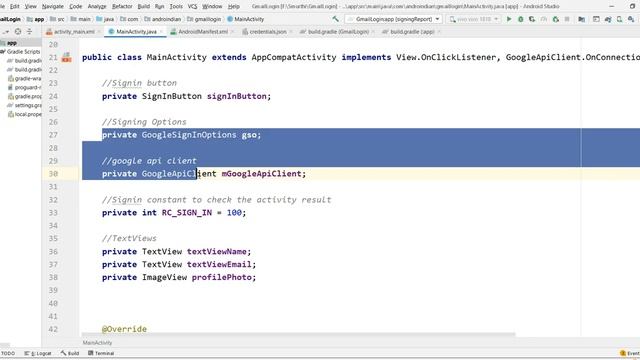 Social media Login in Androi Using Gmail смотреть онлайн