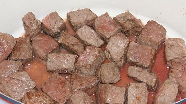 Тушеный картофель с мясом