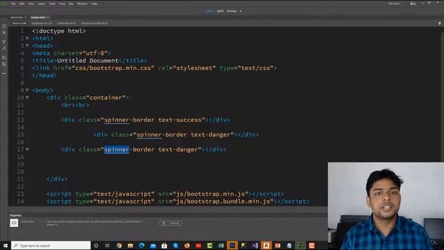 Bootstrap 5 Spinners смотреть онлайн
