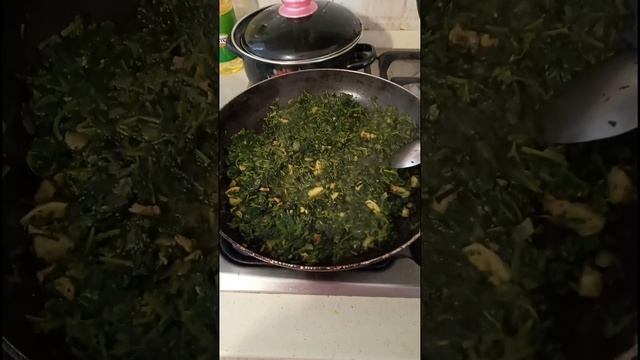 Жареная Крапива. Вкусно и Полезно!Fried nettle.  Tasty and healthy!