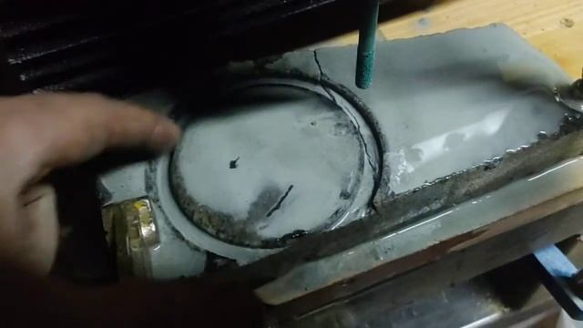 Неудачная попытка вырезать круг из гранита на фрезерном станке смотреть онлайн