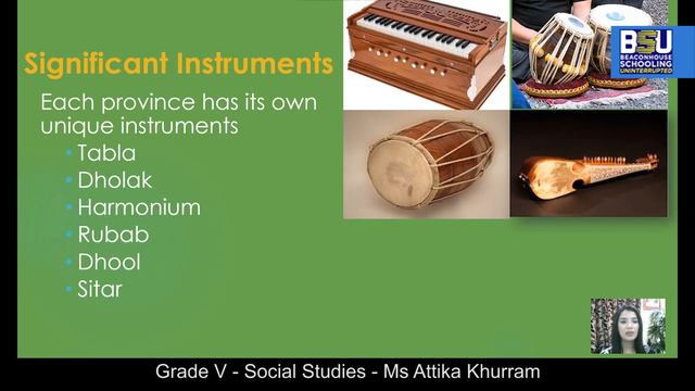 Class 5 - Social Studies - Music of Pakistan - Ms. Attika Khurram смотреть онлайн