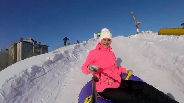 Покатушки на ватрушке GoPro Session смотреть онлайн