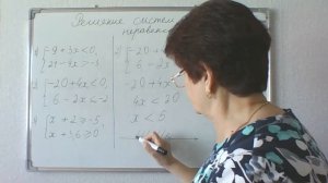 Решение систем линейных неравенств. Алгебра 7 класс.