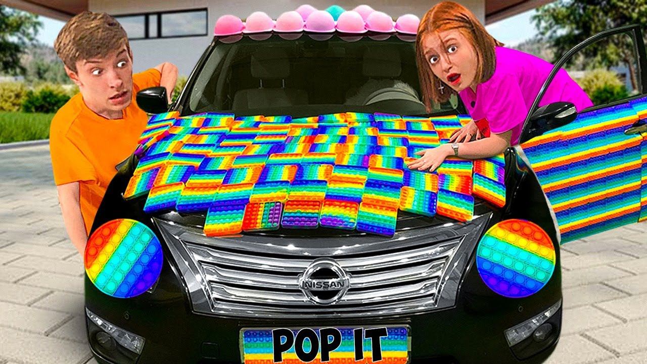 Сделали ОГРОМНЫЙ ПОП ИТ и 24 Часа ПРАНКУЕМ Тому с POP IT ! смотреть онлайн