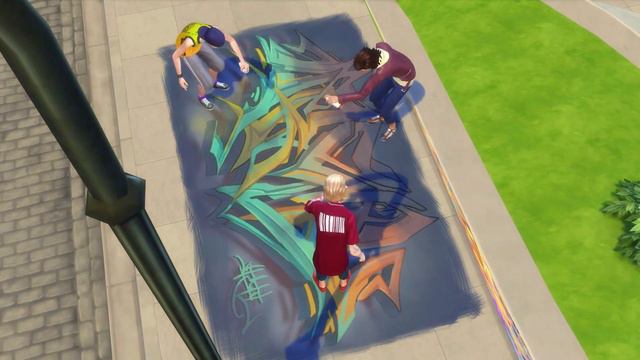 The Sims 4 Жизнь в городе Официальный тизер: Расписной город смотреть онлайн