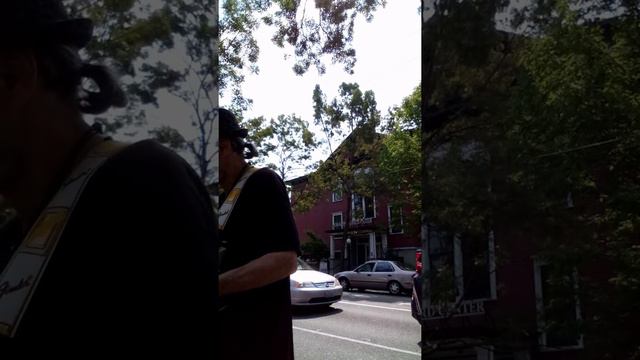 Playing My "Texarkana Shuffle" On The Street with Roland Microcube смотреть онлайн