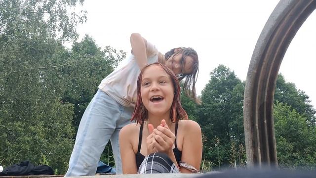 ПОКРАСИЛИ ВОЛОСЫ В КРАСНЫЙ ЦВЕТ(ВСЮ ГОЛОВУ) смотреть онлайн