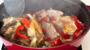 ТАКАЯ БАРАНИНА ПОКОРИТ ЛЮБОГО! - БАРАНИНА С НУТОМ И БАКЛАЖАНАМИ